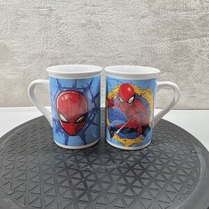 Marvel Spiderman Coffee Mug Cups 2017 Lot of 2